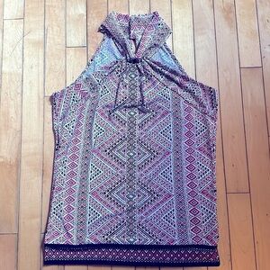 Michael‎ Kors Printed Career Tank stop | Small